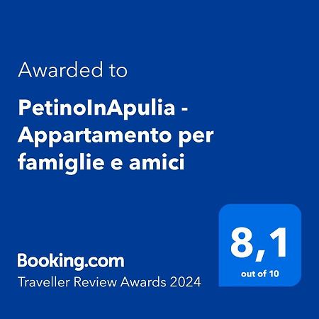 Petinoinapulia - Appartamento Per Famiglie E Amici Бари Экстерьер фото